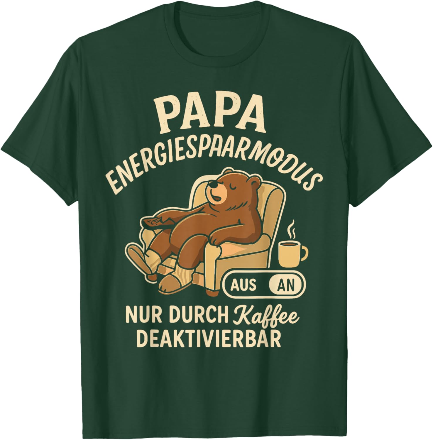 Papa Geschenk Papa Vatertag Shirt Herren Lustig Papa T-Shirt - T-Shirt | Forest