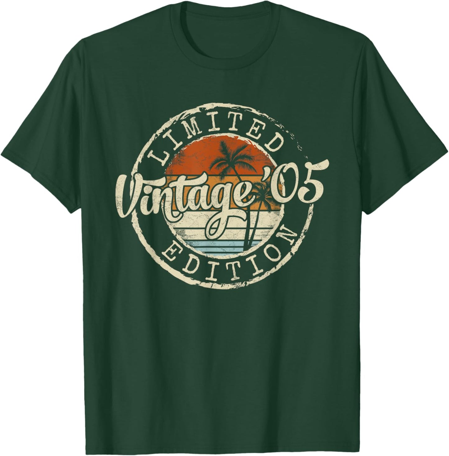 Vintage 2005 20th Birthday Gifts Women 20 Year Old T-Shirt - T-Shirt | Forest