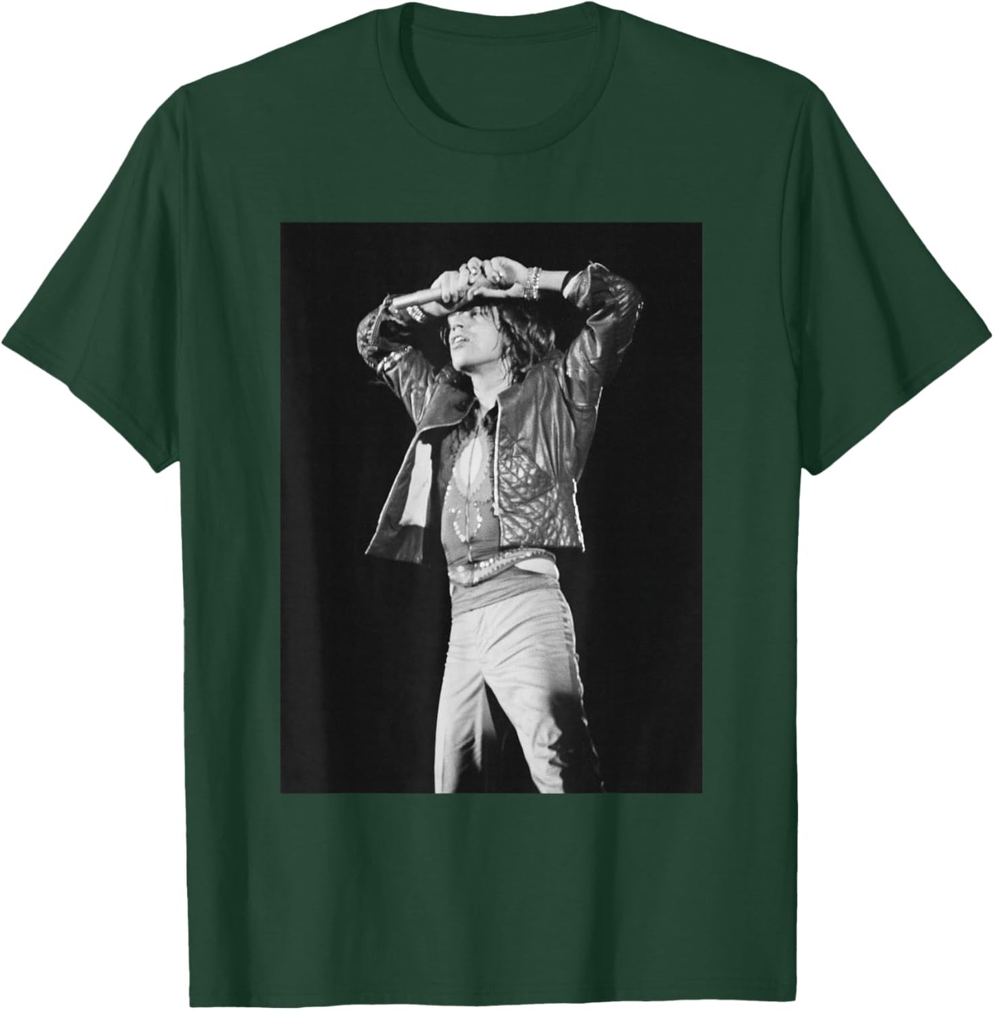 Rolling Stones Live at Knebworth Mick Jagger 1976 T-Shirt - T-Shirt | Forest
