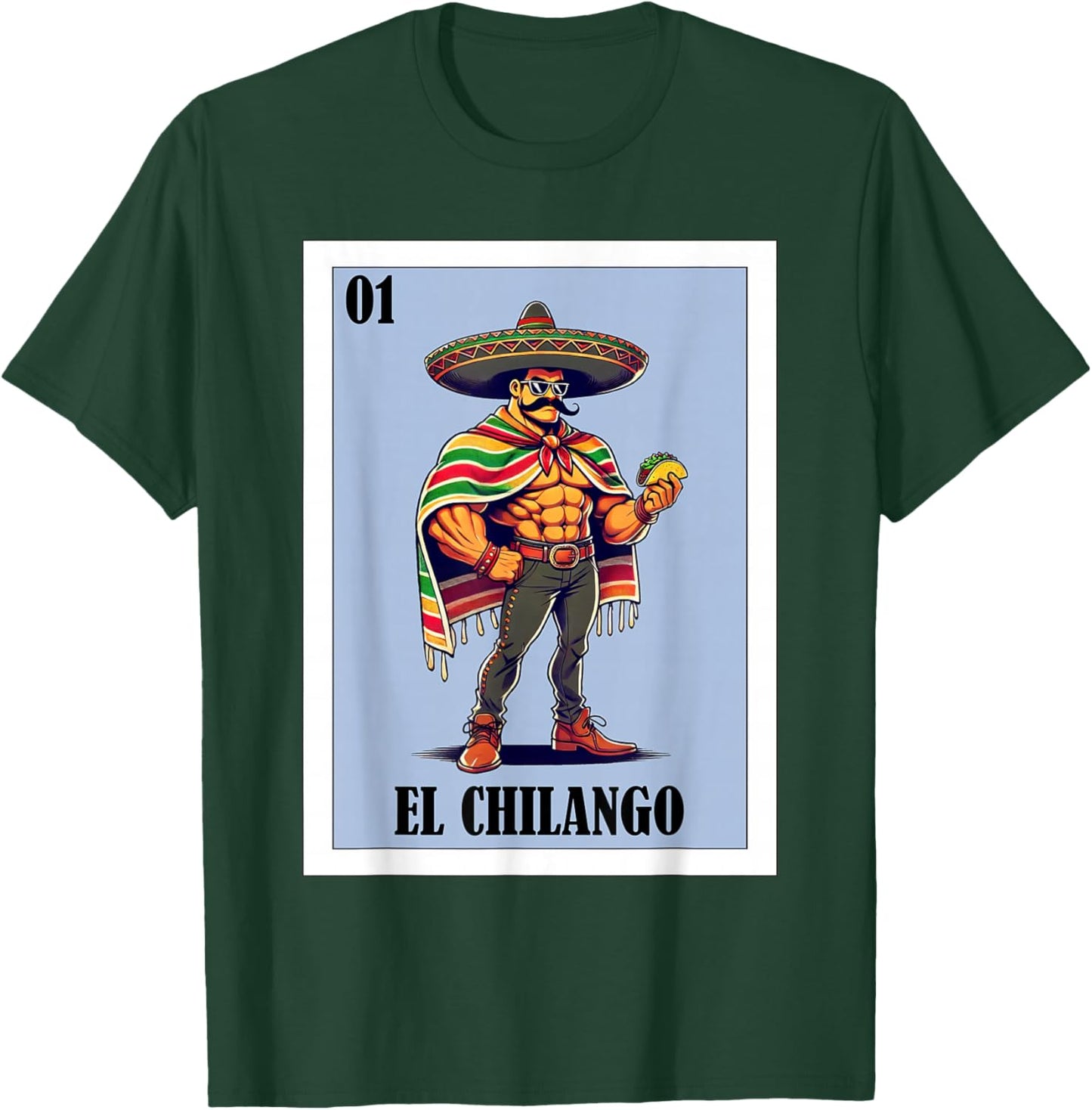 Funny Ciudad de México Mexican Design - El Chilango T-Shirt - T-Shirt | Forest