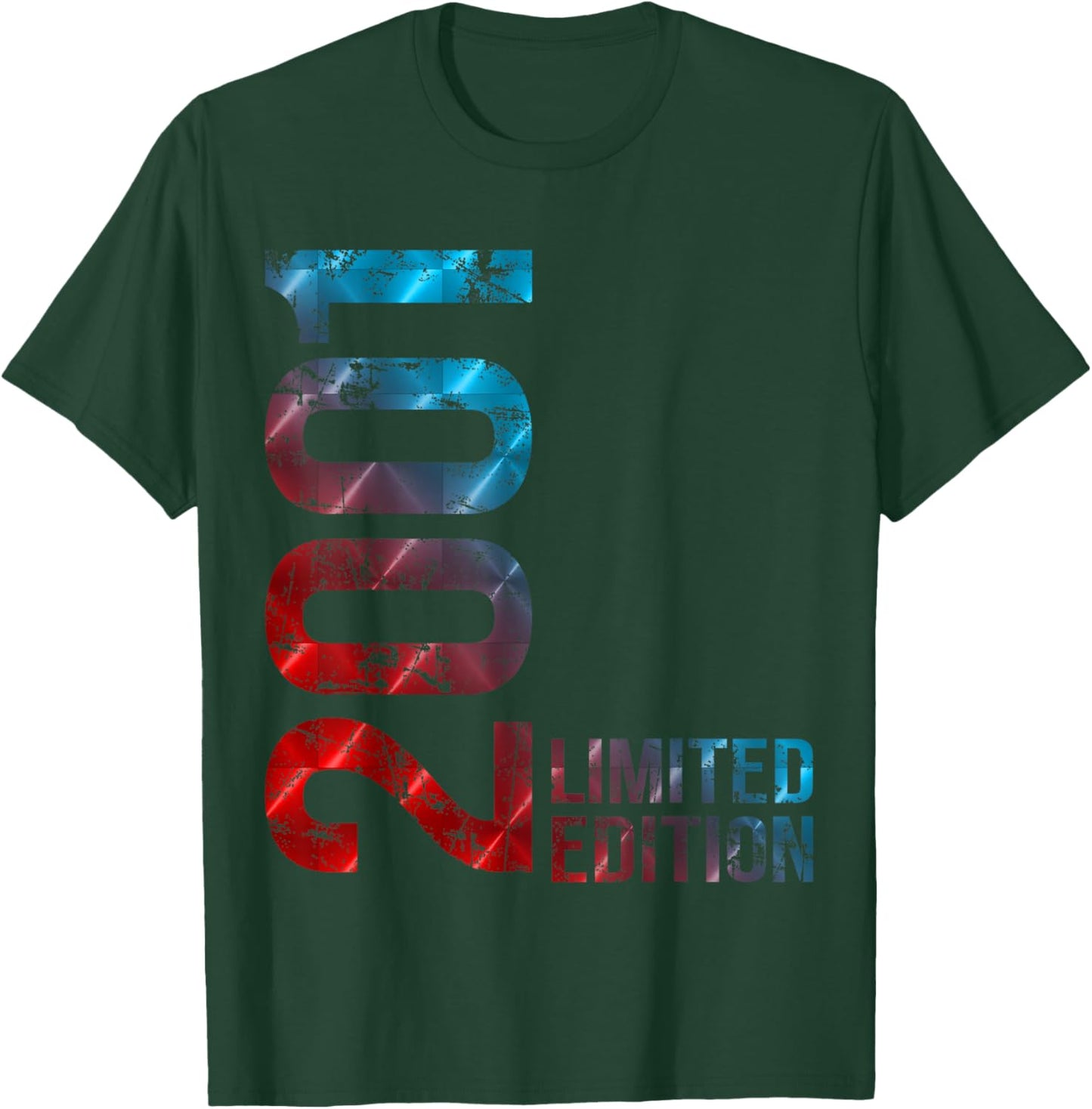 25th Birthday Man Woman 25 Years 2001 T-Shirt - T-Shirt | Forest