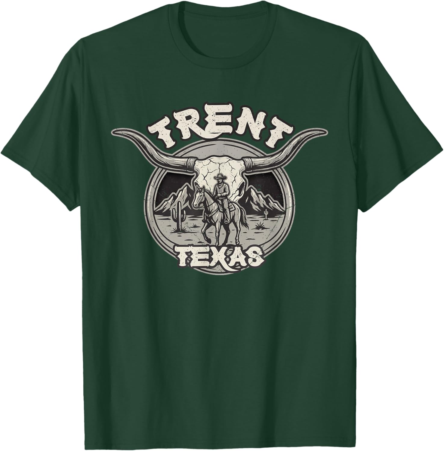 Trent Texas Western Frontier Rodeo Country Style T-Shirt - T-Shirt | Forest