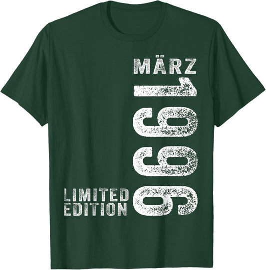 March 1996 Man Woman 30th Birthday Limited Edition T-Shirt - T-Shirt | Forest
