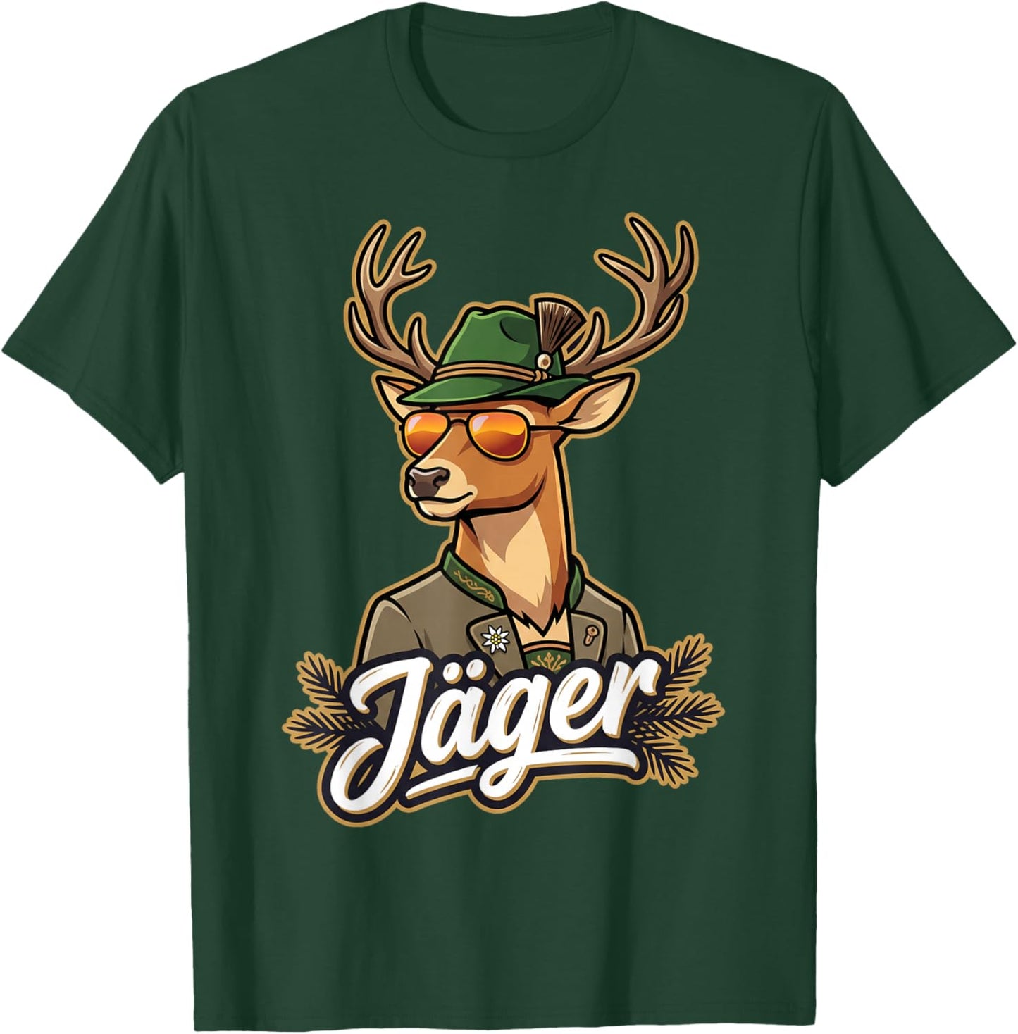 Hunter Costume , Hunter Costume, Fancy Dress Costume T-Shirt - T-Shirt | Forest