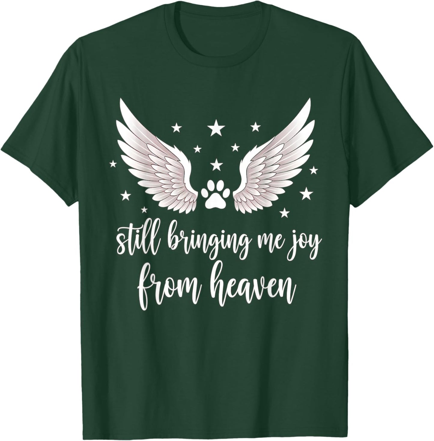 Dog Remembrance Cat Memorial Loss Pet Sympathy T-Shirt - T-Shirt | Forest