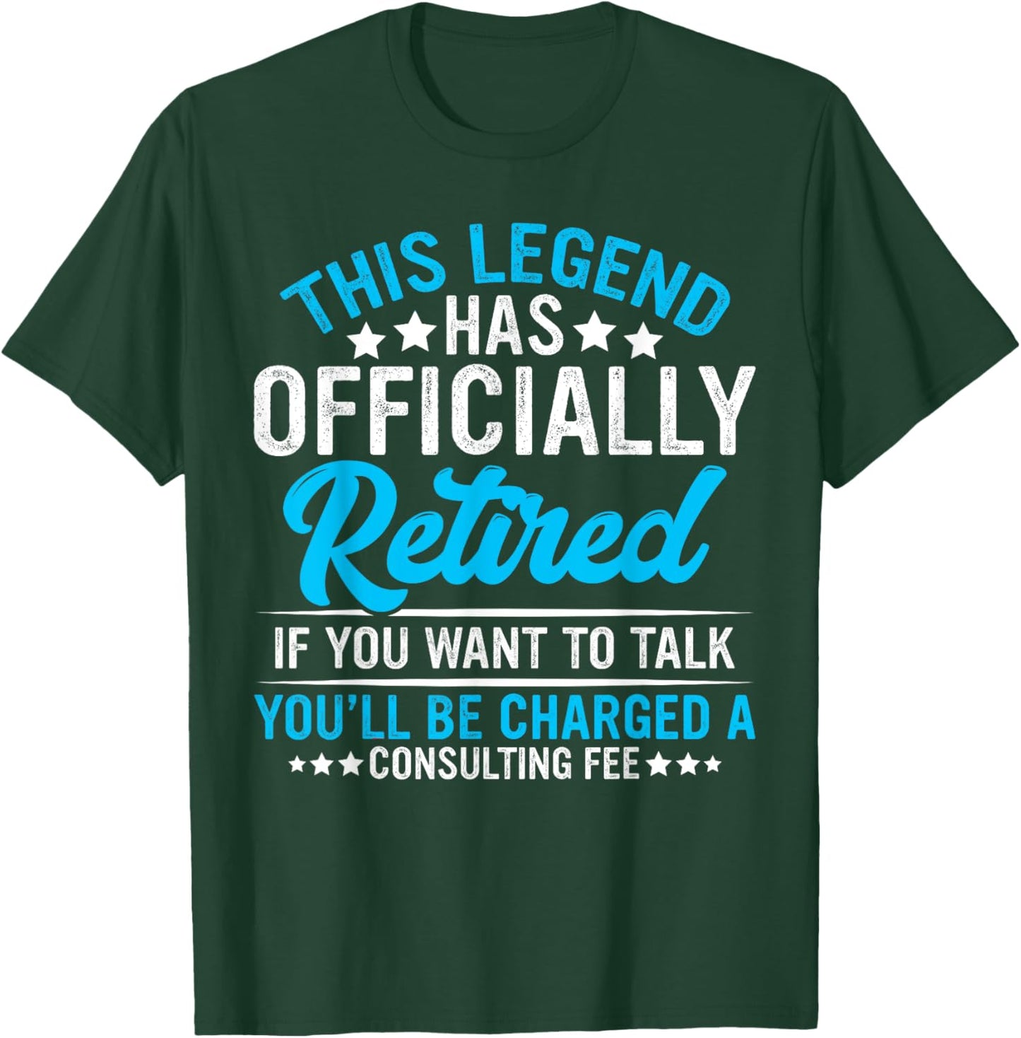 The Legend Has Officially Retired Funny Retired Retirement T-Shirt - T-Shirt | Forest