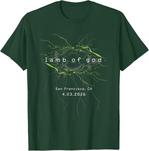 Lamb of God Into Oblivion Tour San Francisco T-Shirt - T-Shirt | Forest