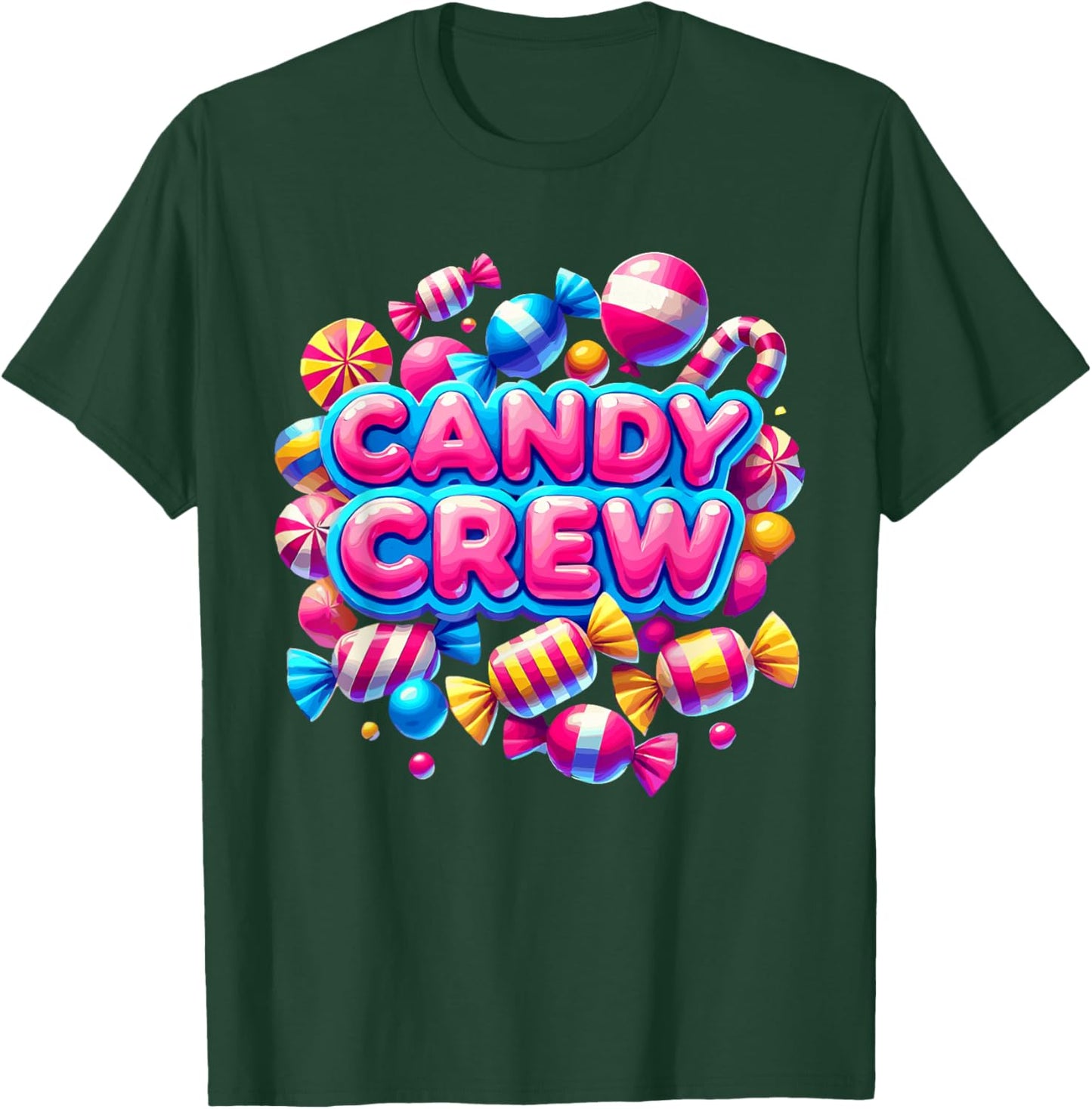 Cute Halloween Candy Crew, Candyland Sour Patch T-Shirt - T-Shirt | Forest