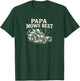Papa Mows Best Zero-Turn Mower, Funny Dad Lawn Mowing T-Shirt - T-Shirt | Forest