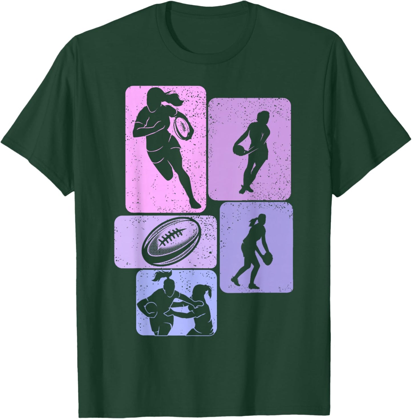 Rugby Women Girls T-Shirt - T-Shirt | Forest