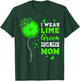 I Wear Lime Green For My Mom Non-Hodgkin's Lymphoma Warrior T-Shirt - T-Shirt | Forest