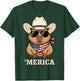 Capybara USA 'Merica 4th of July Men Kids Funny Patriotic T-Shirt - T-Shirt | Forest