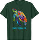 Marco Island Florida Sea Turtle Beach Vacation Retro Vintage T-Shirt - T-Shirt | Forest