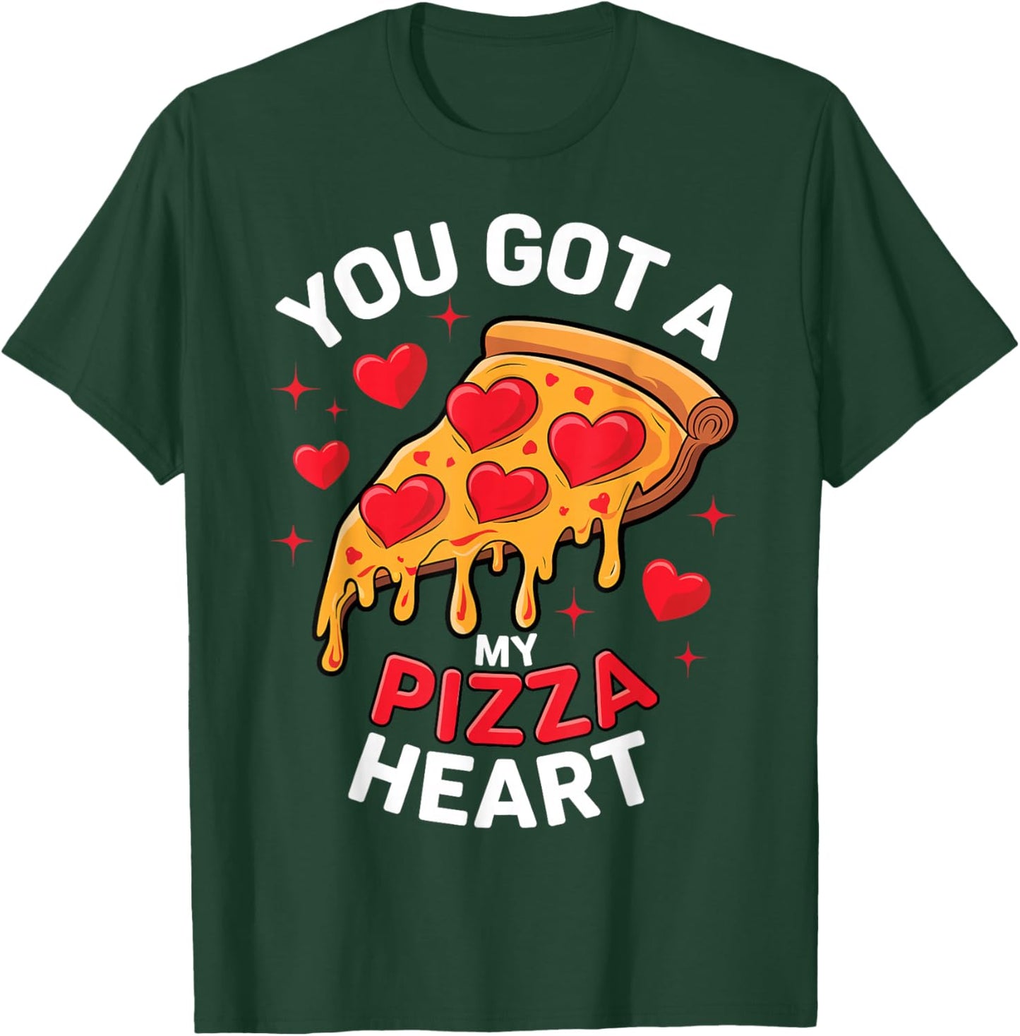 You Got my Pizza Heart Valentines Day Kids T-Shirt - T-Shirt | Forest