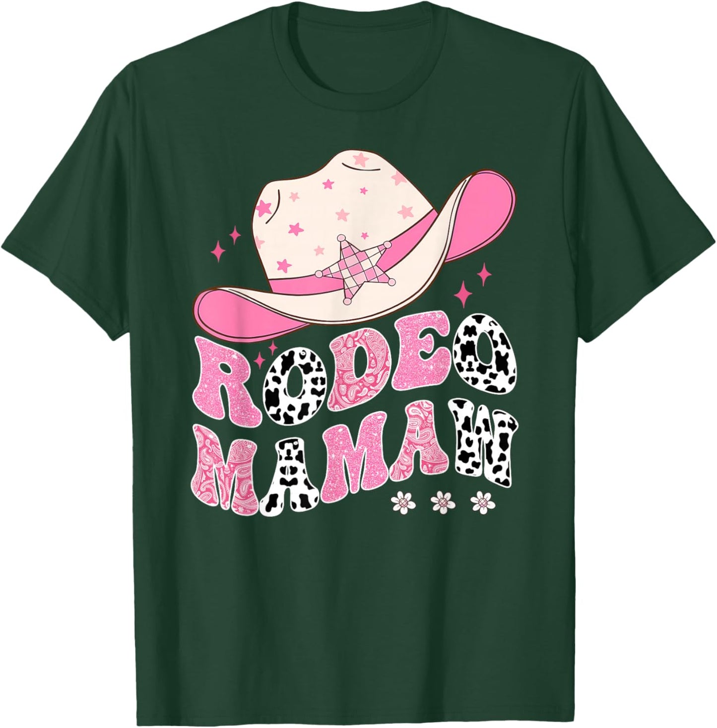Rodeo Mamaw Pink CowGirl 1St Birthday Family Matching T-Shirt - T-Shirt | Forest