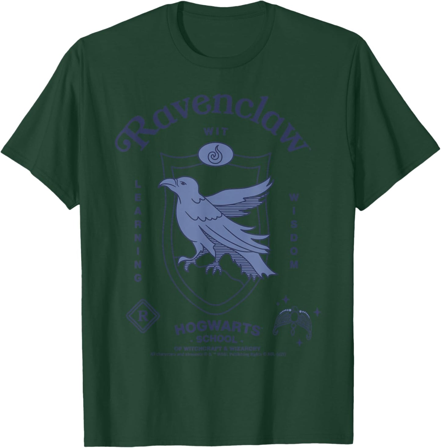 Ravenclaw Wit Wisdom Learning Hogwarts Harry Potter New T-Shirt - T-Shirt | Forest