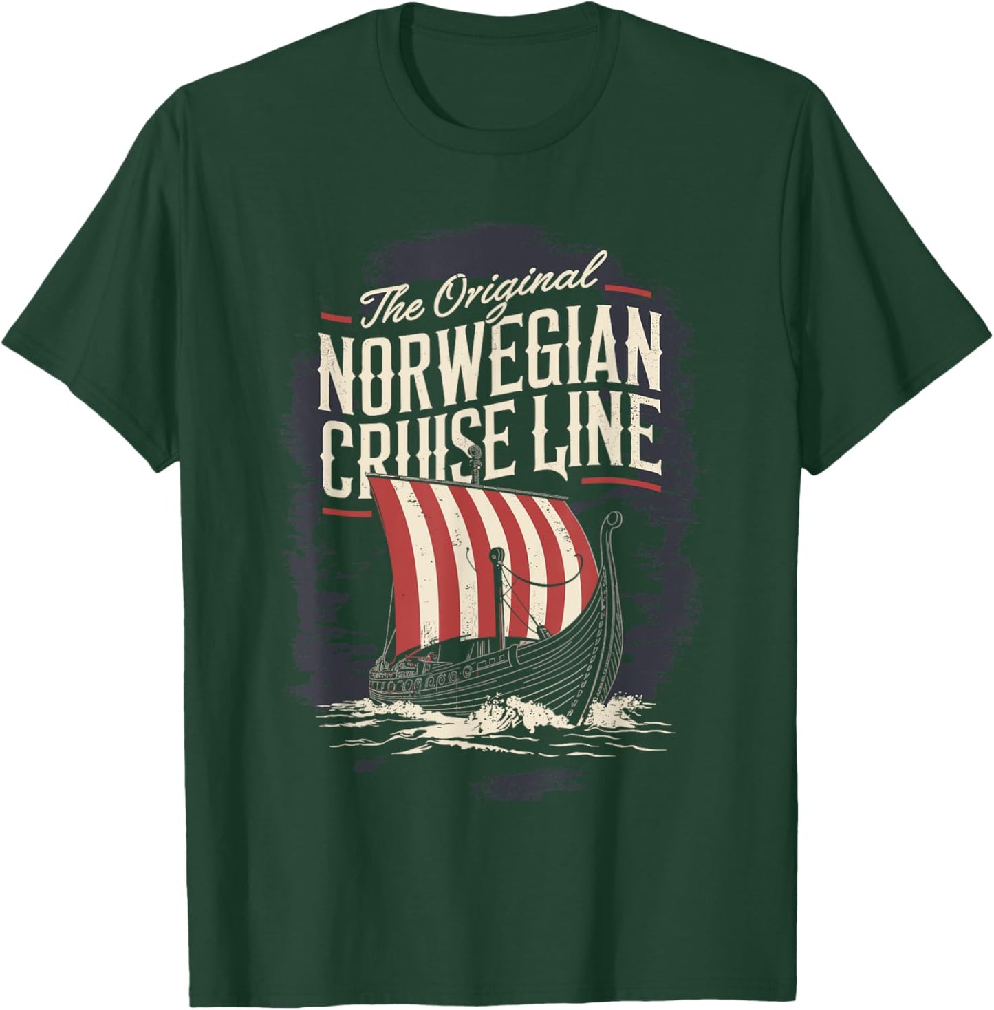 The Original Norwegian Cruise Line Viking Ship T-Shirt - T-Shirt | Forest