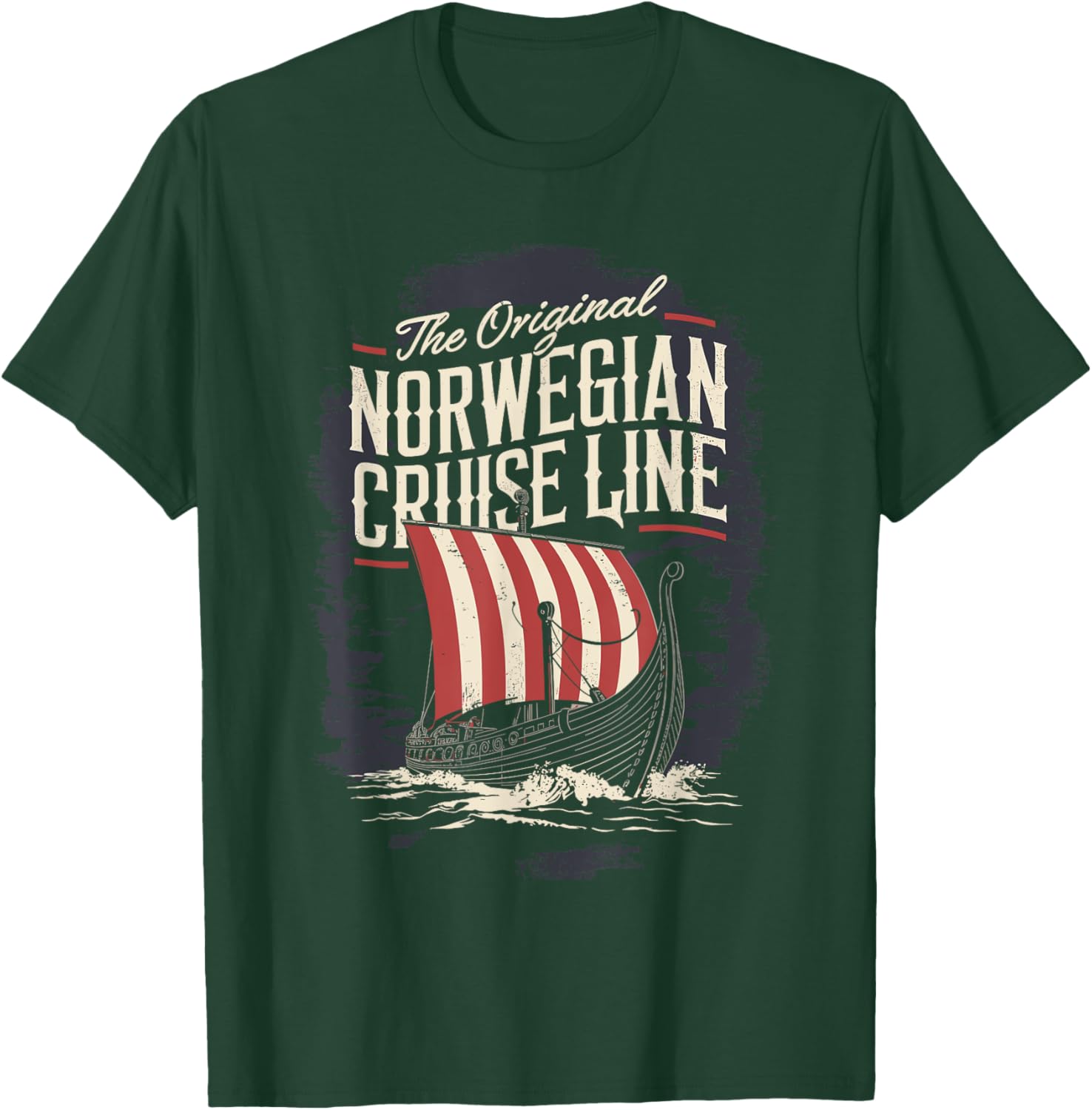 The Original Norwegian Cruise Line Viking Ship T-Shirt - T-Shirt | Forest