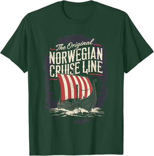The Original Norwegian Cruise Line Viking Ship T-Shirt - T-Shirt | Forest