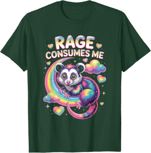 Cute Possum Rage Consumes Me T Shirt T-Shirt - T-Shirt | Forest