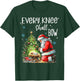 Every Knee Shall Bow Santa Claus Jesus Christian Christmas T-Shirt - T-Shirt | Forest