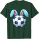 Soccer Bunny Ears Eggs Hunting Easter Toddler Boys Girls T-Shirt - T-Shirt | Forest