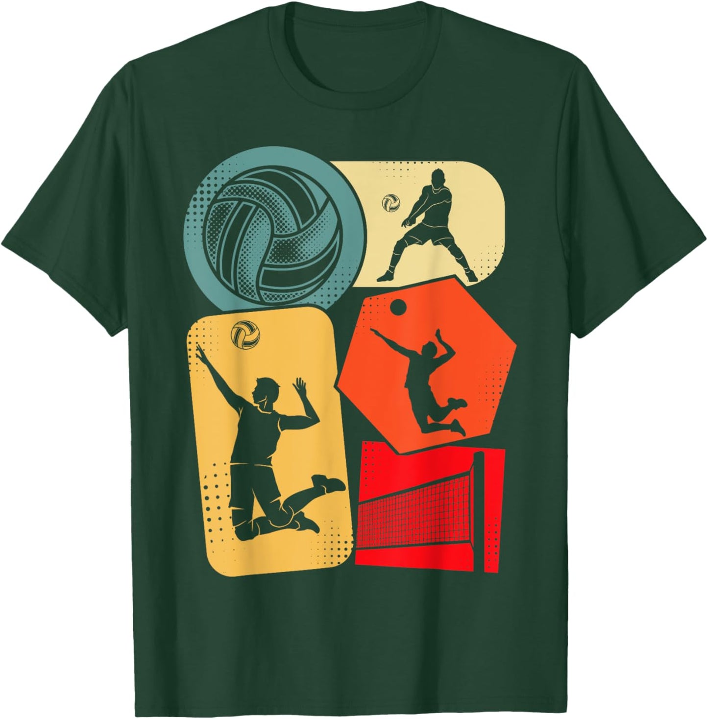 Volleyball Boys Youth T-Shirt - T-Shirt | Forest