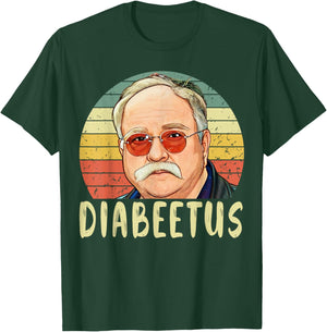Funny Diabetic Diabetes Type 1 2 Awareness Pancreas Humor T-Shirt - T-Shirt | Forest