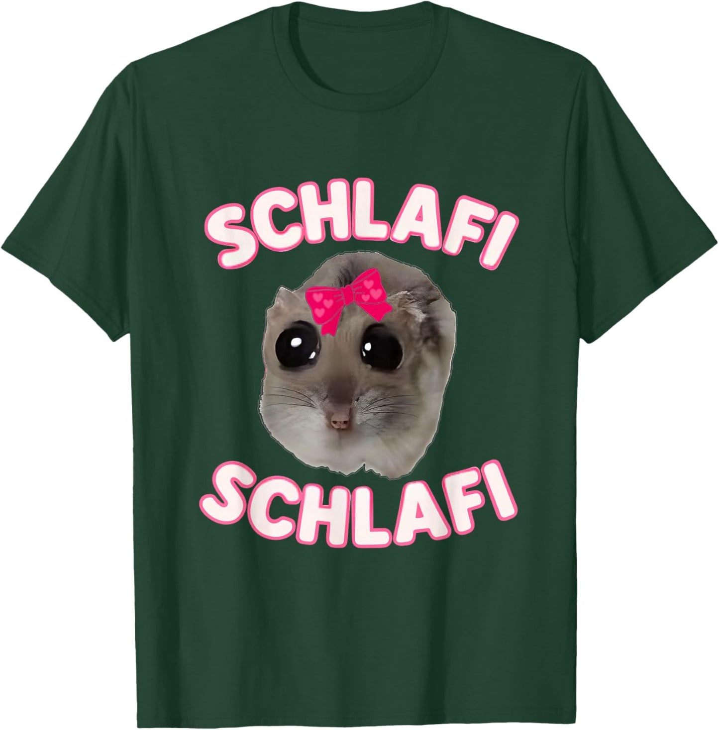 Schlafi Schlafi Hamster Meme Pyjama Set Funny Pyjamas T-Shirt - T-Shirt | Forest