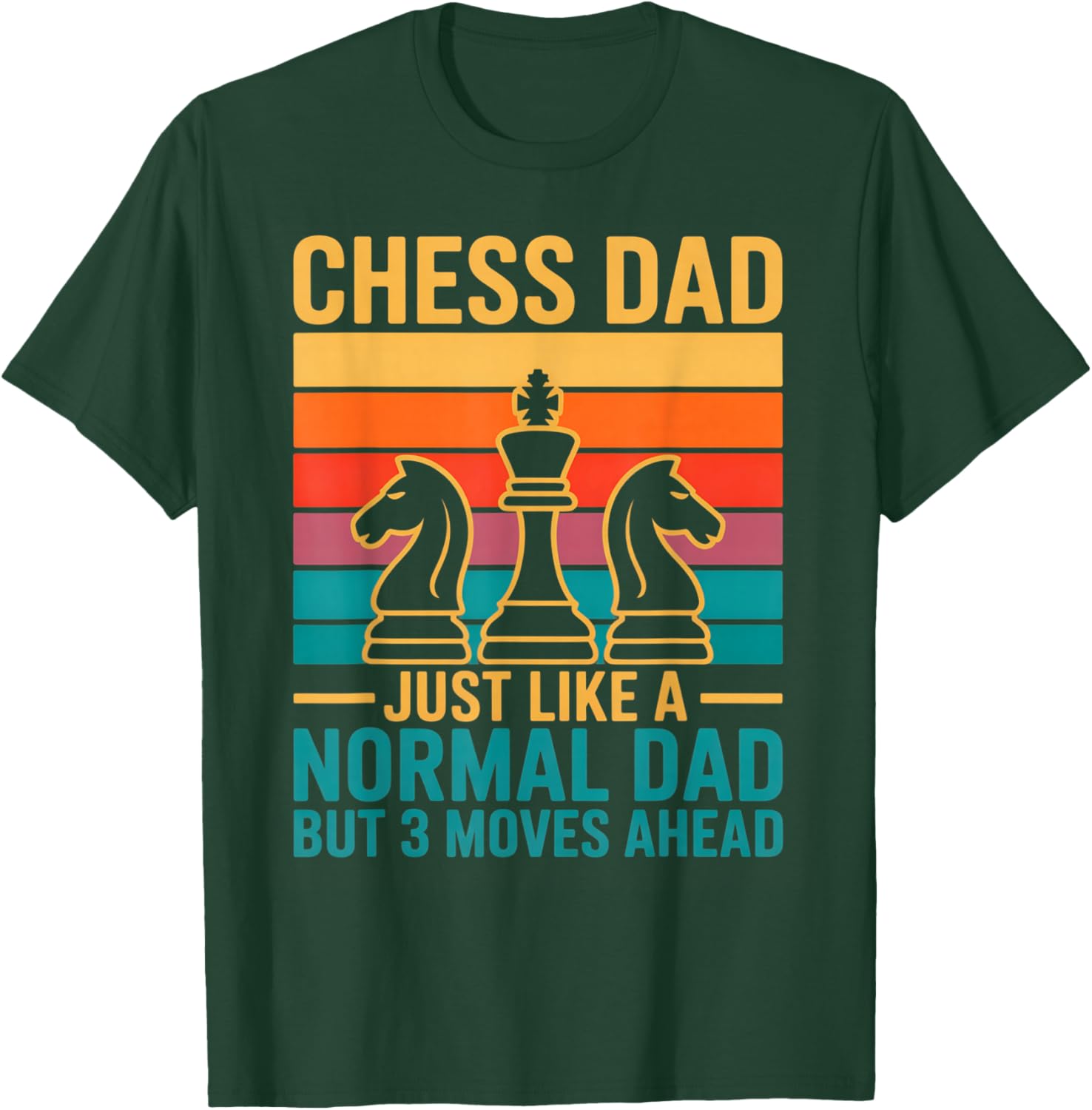 Chess Dad, Chess Player , Father T-Shirt - T-Shirt | Forest