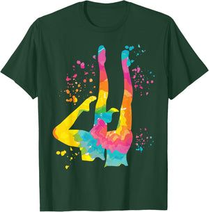 Synchronized Swimming Colorsplash Team Artistic Swim T-Shirt - T-Shirt | Forest