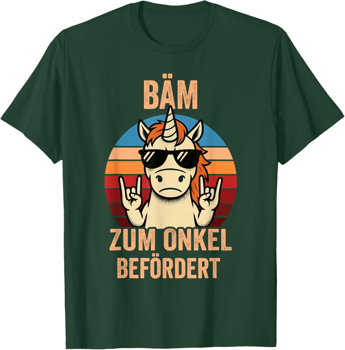 Zum Onkel Befördert 2026 2027 2028 T-Shirt - T-Shirt | Forest