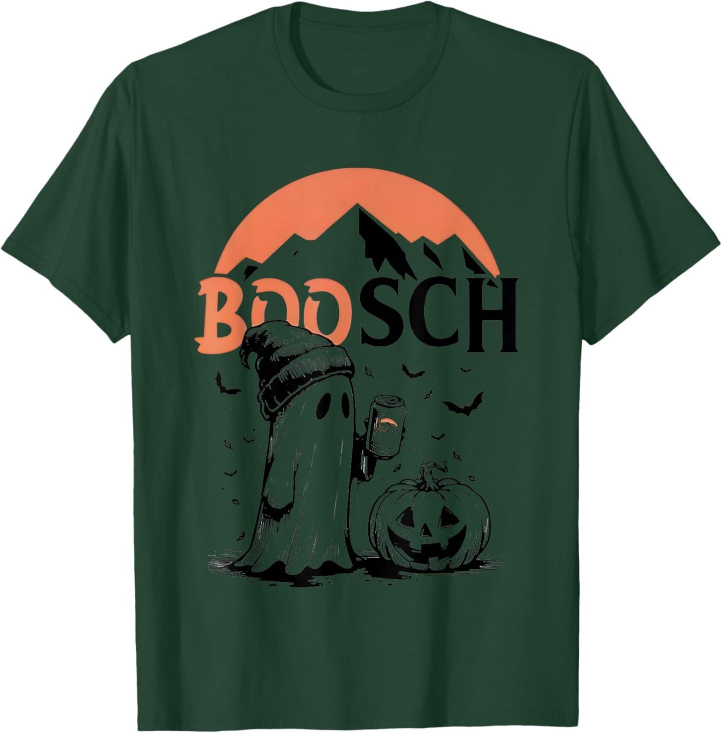 Boosch Beer Ghost Halloween 2024 T-Shirt - T-Shirt | Forest