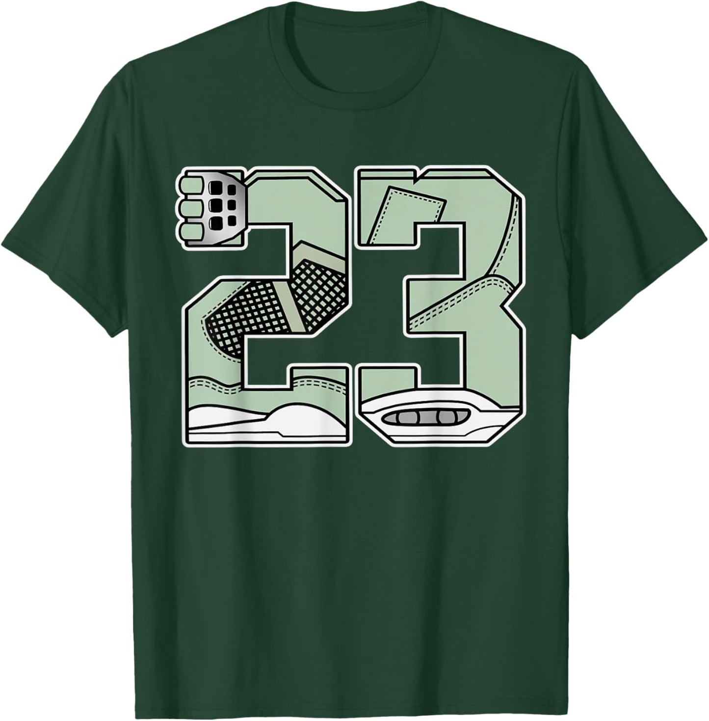 Number 23 Seafoam Abundance 4s Matching Women T-Shirt - T-Shirt | Forest