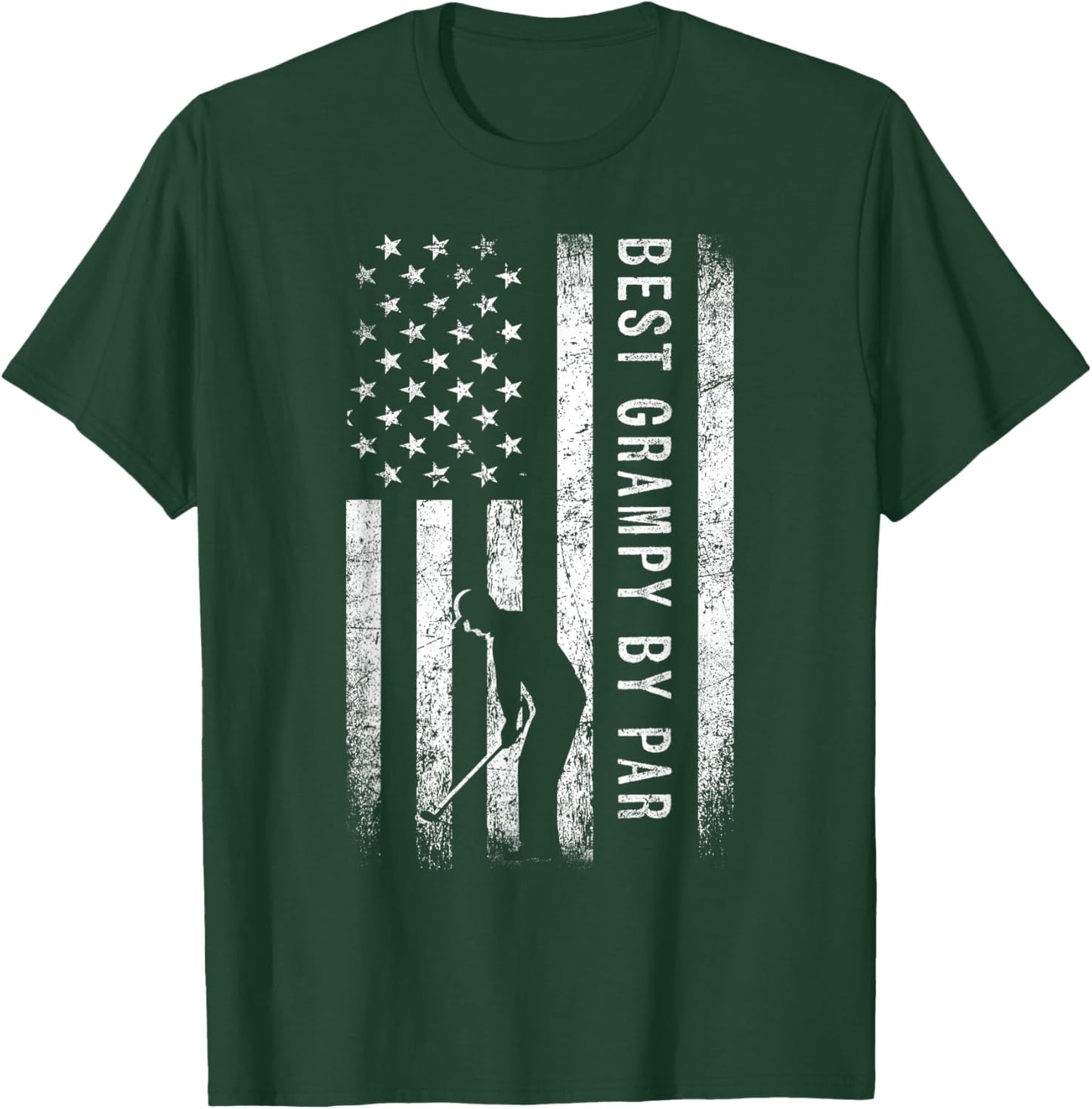 Best Grampy By Par Golfing Gifts Grampy Father's Day Golf T-Shirt - T-Shirt | Forest
