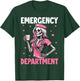 Valentine Er Nurse Emergency Department Room Skeleton Nurse T-Shirt - T-Shirt | Forest