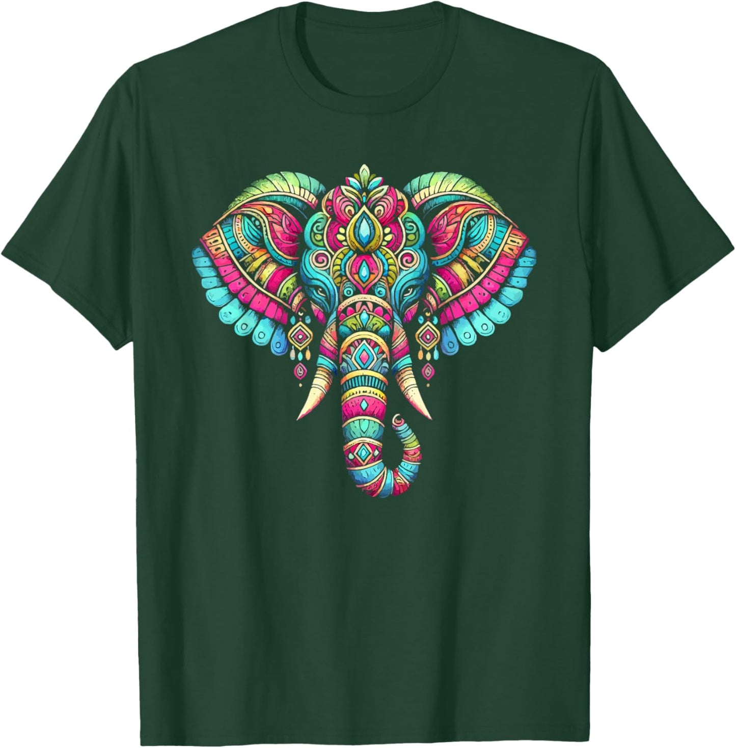 Ganesh Chaturthi Hindu Festival Elephant Lord Ganesha T-Shirt - T-Shirt | Forest