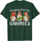 Hanging With My Gnomies Family Christmas Pajamas Men Women T-Shirt - T-Shirt | Forest