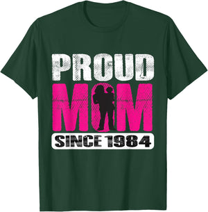 Proud Mom Since 1984 Proud Mom 1984 Mom 1984 Mother 1984 T-Shirt - T-Shirt | Forest
