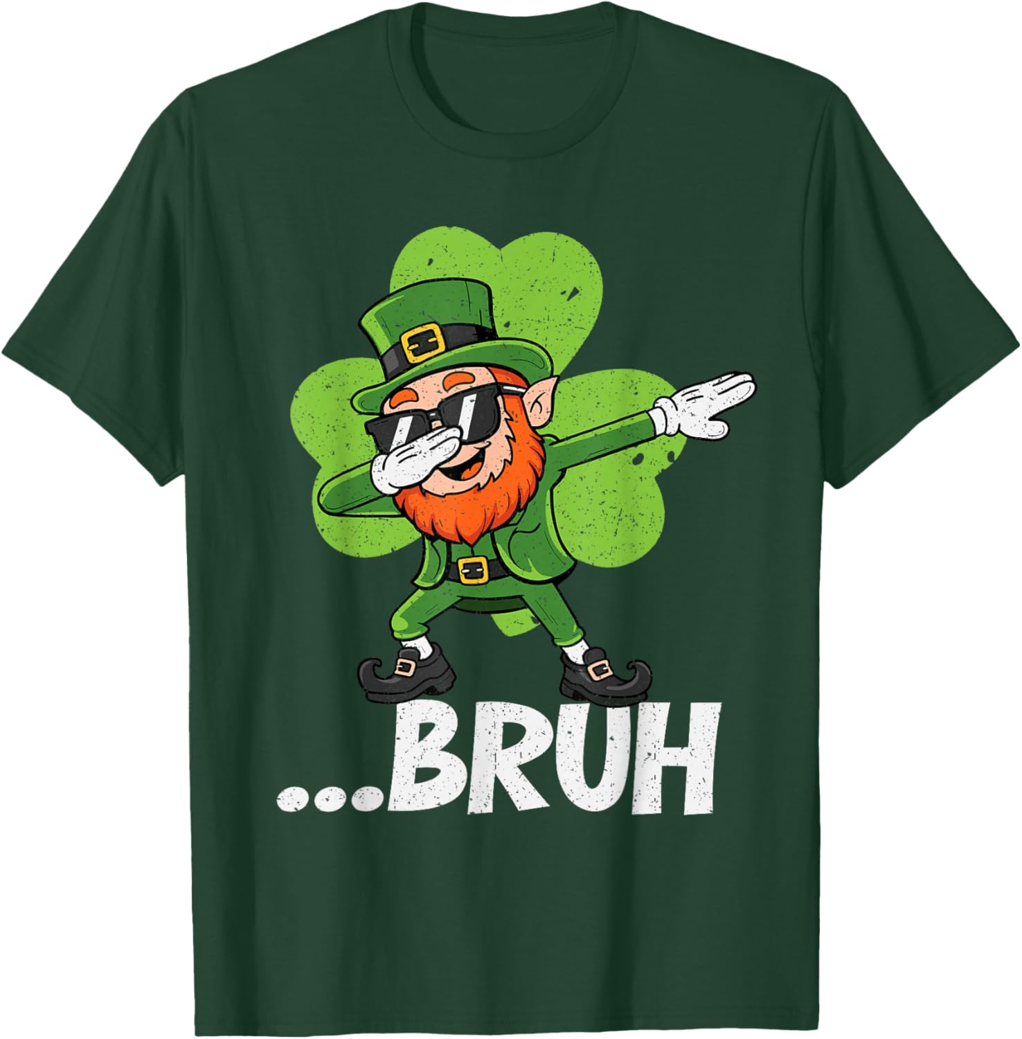 Boys St Patricks Day Bruh 6 7 Saint Patricks Kids Youth Teen T-Shirt - T-Shirt | Forest