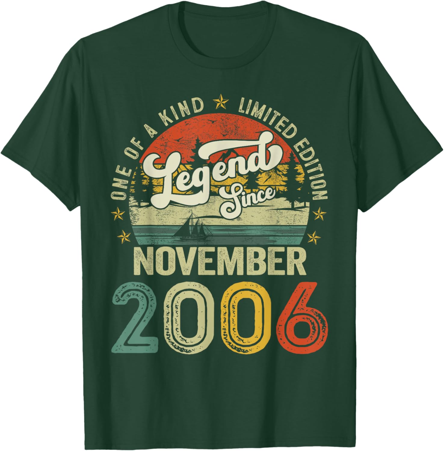 18 Years Old Legend since November 2006 18th Birthday Boys T-Shirt - T-Shirt | Forest