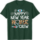 Happy New Year Nurse Crew Stethoscope Leopard NYE Party T-Shirt - T-Shirt | Forest