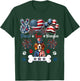 Peace Love Beagles 4th Of July Owner Lover Patriotic T-Shirt - T-Shirt | Forest
