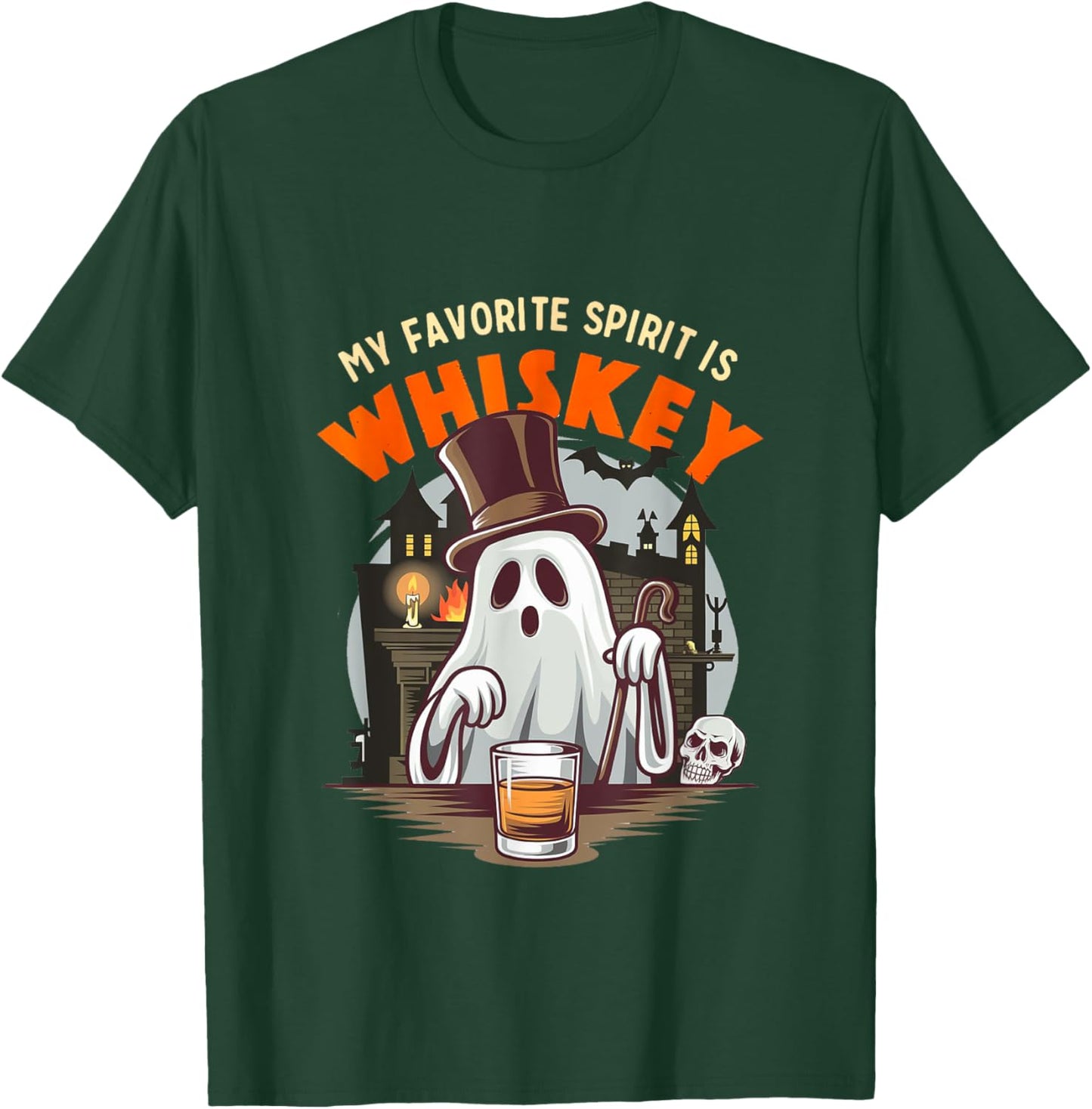 My Favorite Spirit is Whiskey T-Shirt - T-Shirt | Forest