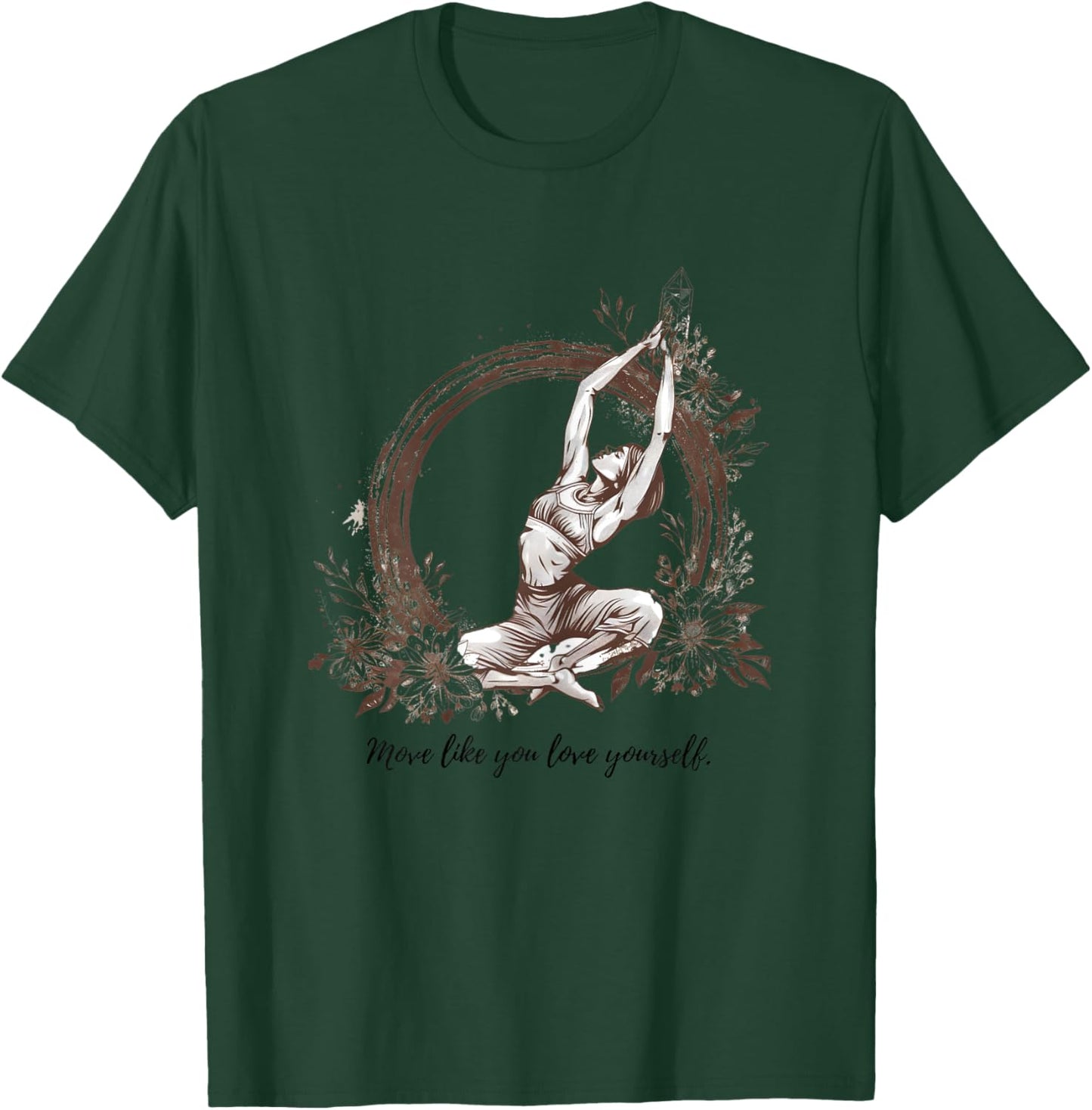 Elevate Your Zen Space with Yoga and Meditation Essentials T-Shirt - T-Shirt | Forest