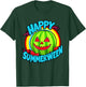 Happy Summerween Summer Watermelon Jack-o-lantern Halloween Men Women T-Shirt - T-Shirt | Forest