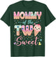 Mommy Of The Two Sweet Ice Cream Lover 2Nd Birthday Girl T-Shirt - T-Shirt | Forest