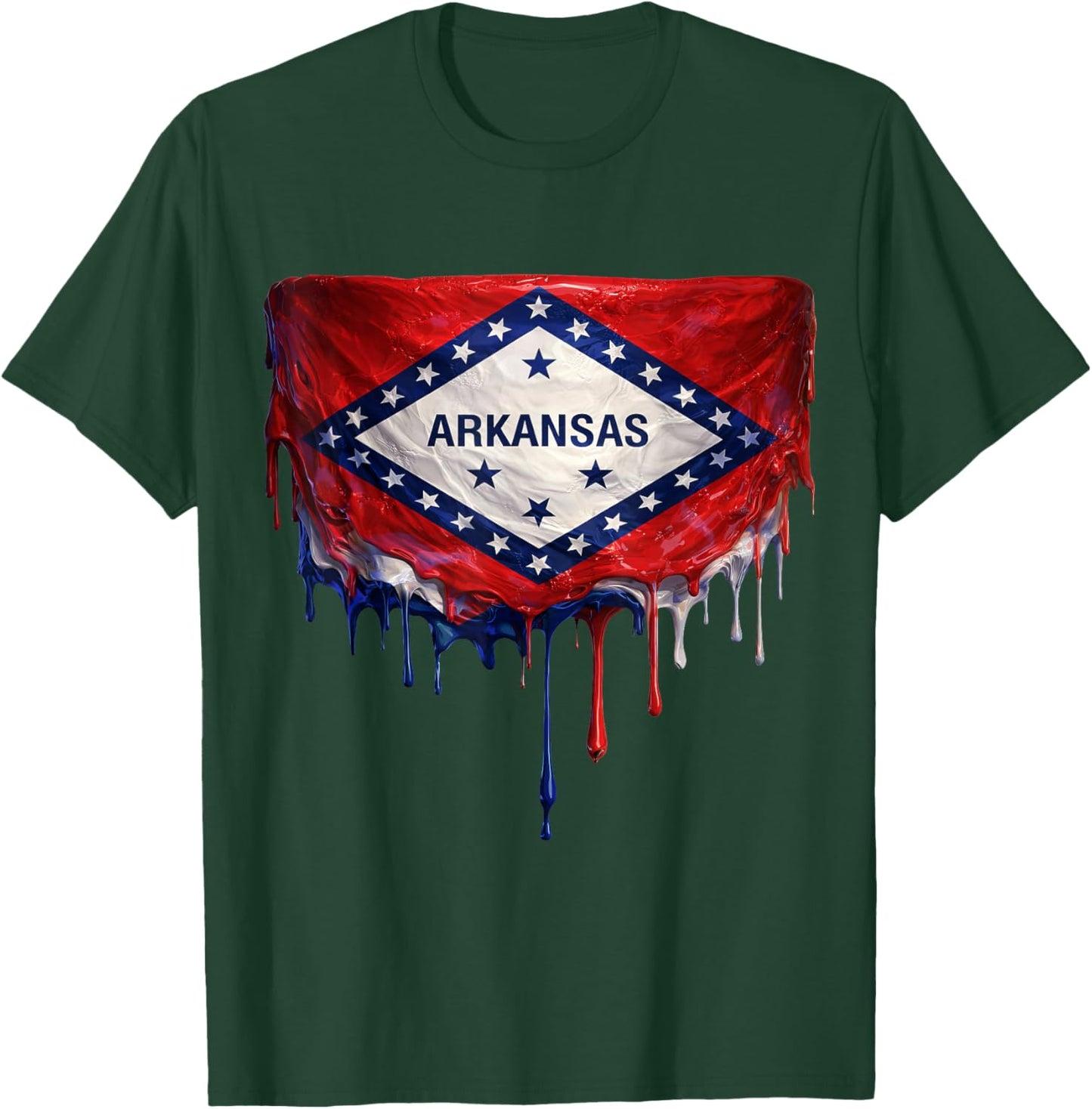 Drapeau de l'Arkansas T-Shirt - T-Shirt | Forest