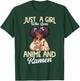 Just A Girl Who Loves Anime And Ramen African American T-Shirt - T-Shirt | Forest