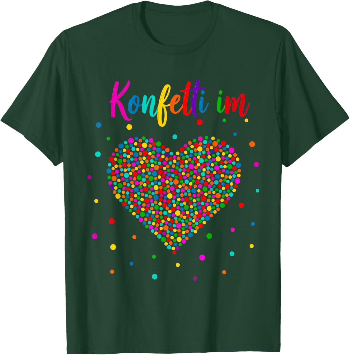 Confetti in the Heart Carnival T-Shirt - T-Shirt | Forest